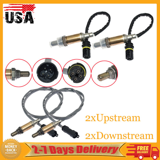 4x Oxygen Sensors Up/Downstream for BMW 323Ci 325i 328i 330i X3 X5 Z3 for Land Rover