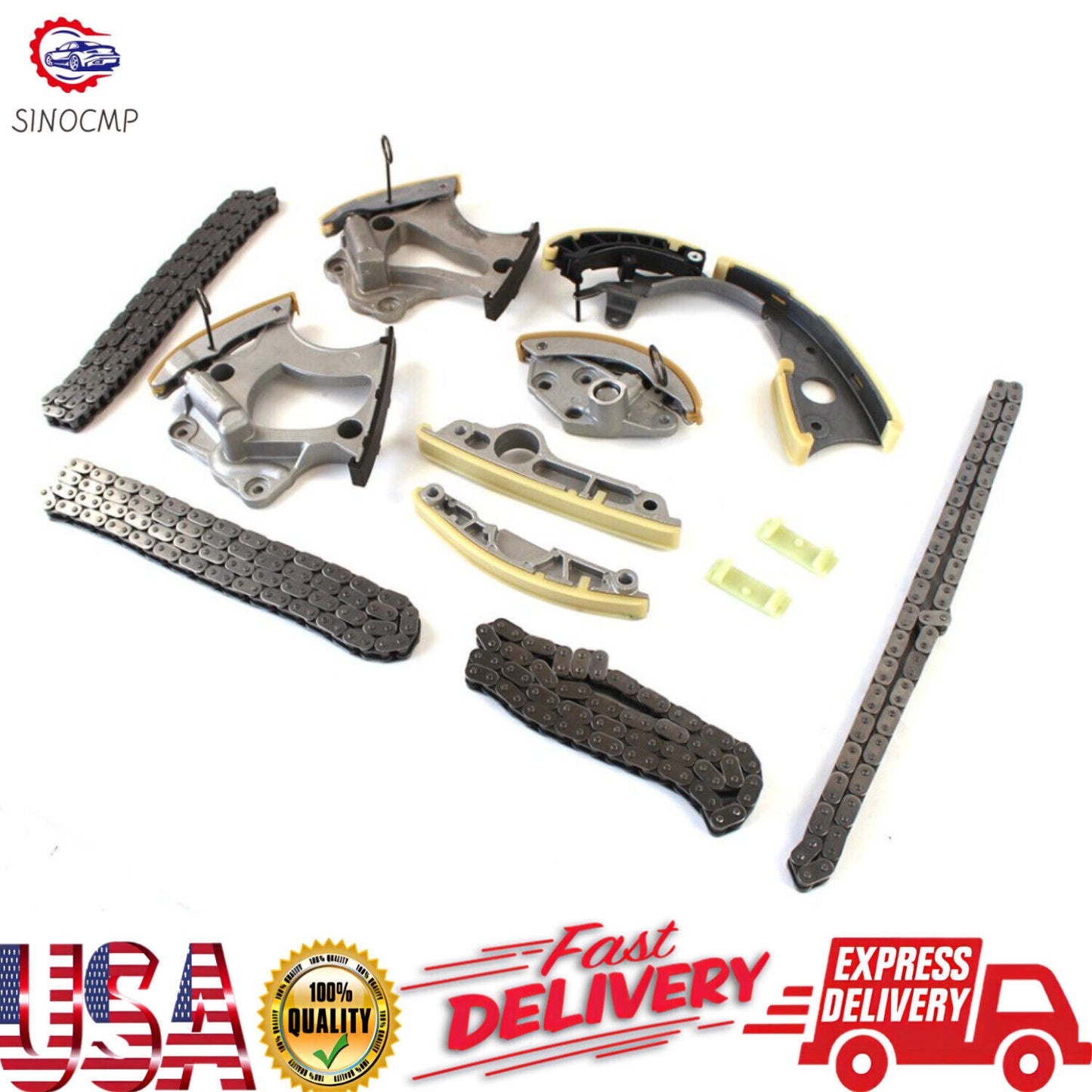 Timing Chain Kit Fits for Touareg S4 for A8 A7 CNAA CJWB 3.0T Engine Timing Chain