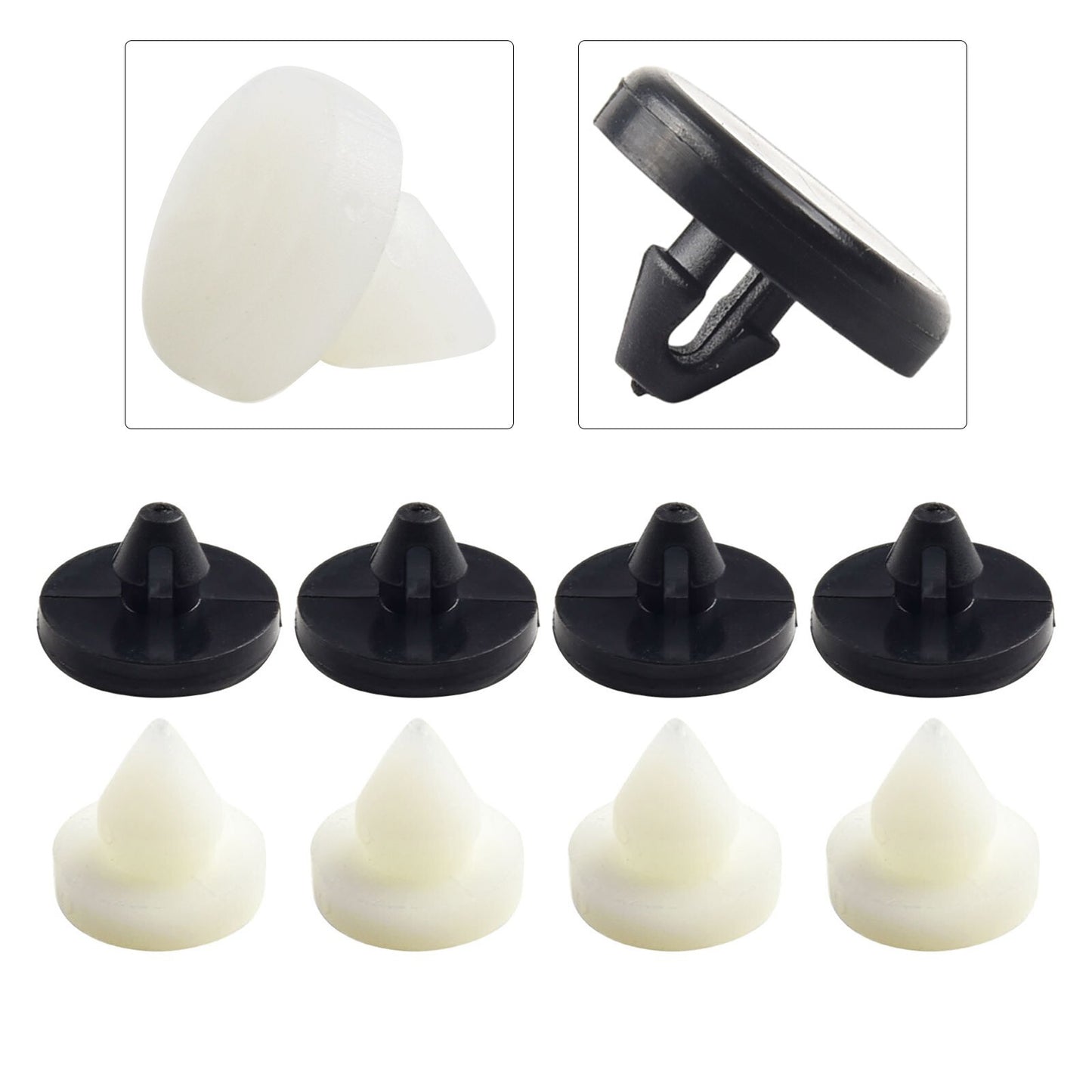 8Pcs Car Brake Clutch Pedal Stopper Pad Bushing for for Civic For Accord