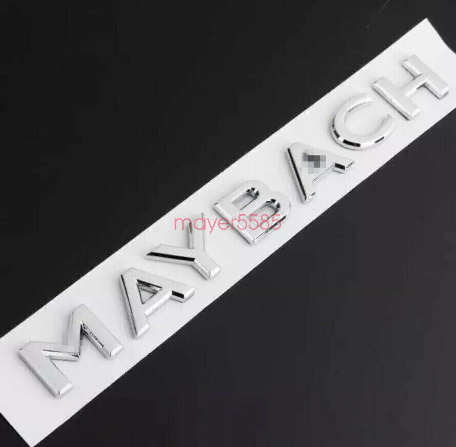 1-pack of new ABS for Mercedes - for Maybach letter trunk badge stickers