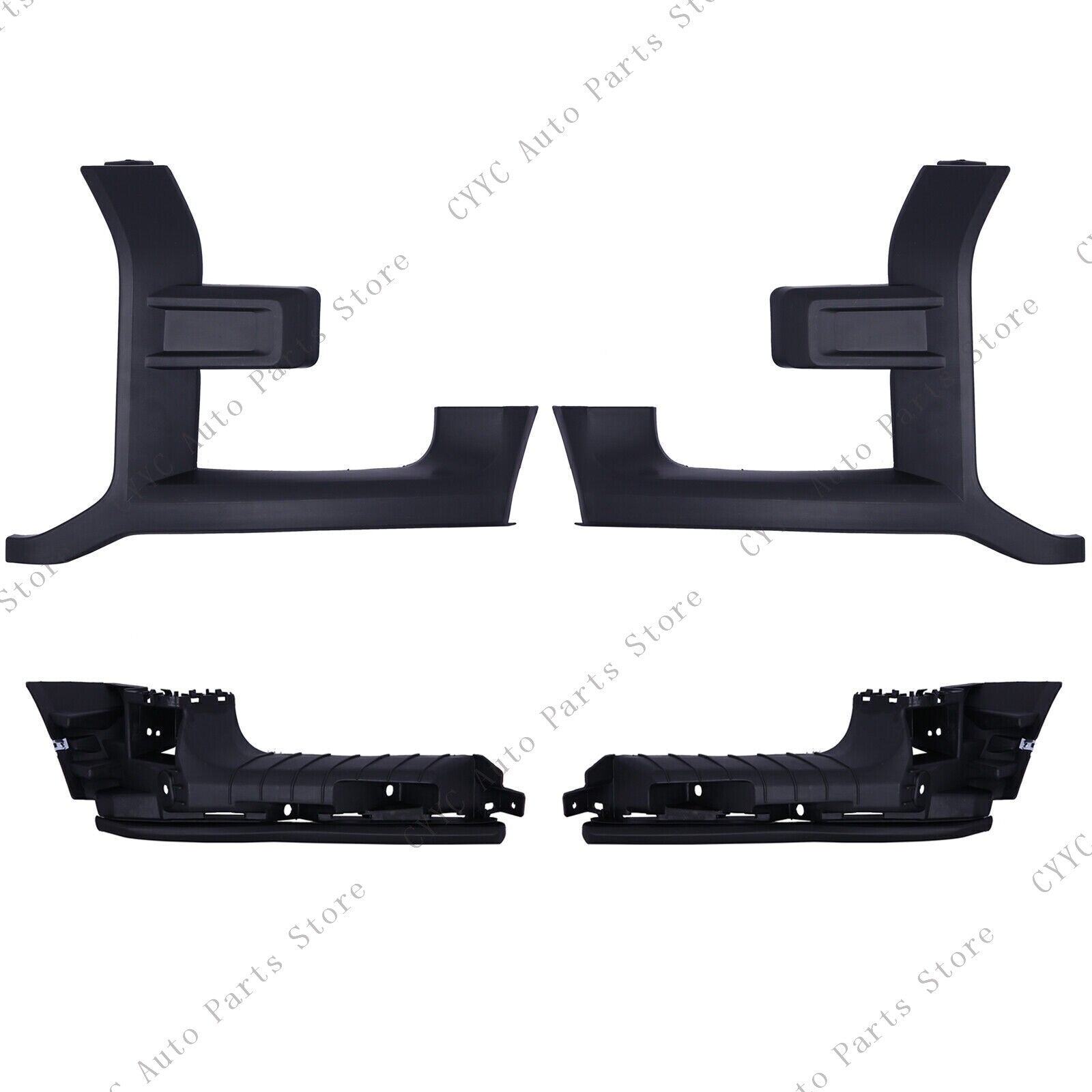 1Set Car Headlamp Trim Molding Headlight Bracket For 2017-2018 for Ford F-150