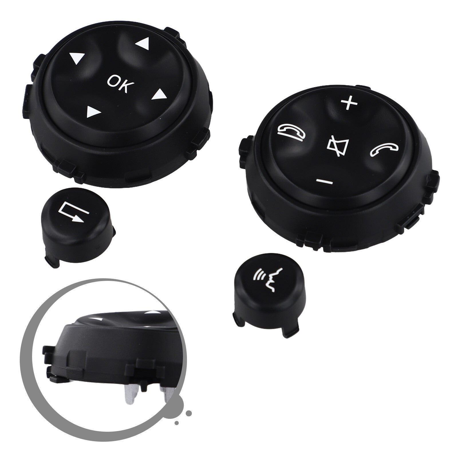 Direct Fit Steering Wheel Switch Button Kit for Mercedes W221 S550 S63 CL550