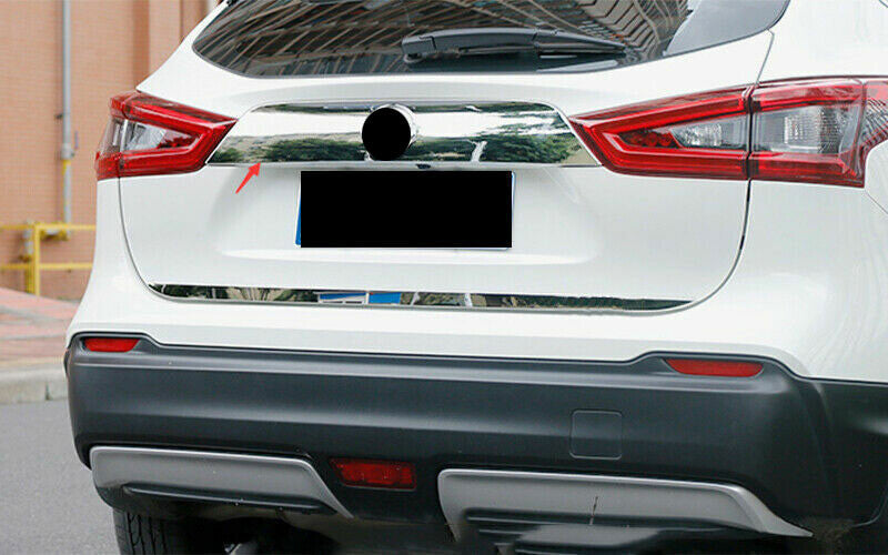 Chrome ABS Rear Tail Door Trunk Lid Cover Trim for Nissan Rogue Sport 2017-2021