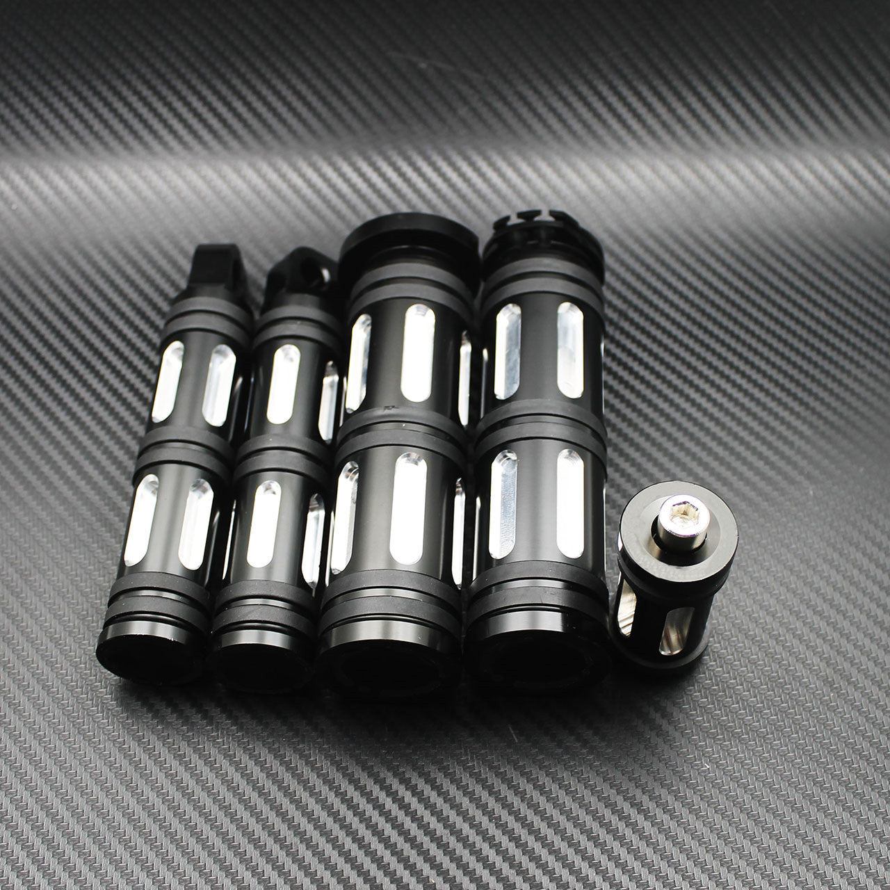 Modified Hand GripsRear footGear Shift Peg Set Fit for Harley XL883 1200 04-13