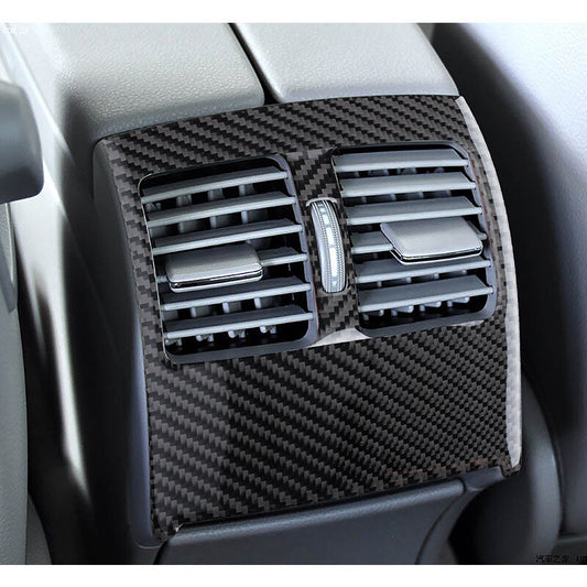 Carbon Fiber Rear Air Outlet Vent Cover Sticker Fit for Mercedes C Class W204