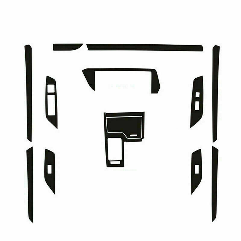 for Lexus ES350 ES300H 2019-2022 Inner Console Center Trim Carbon Fiber Stickers