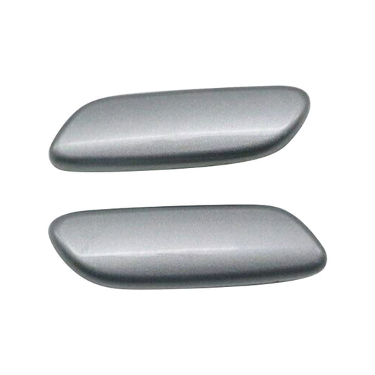 Pair For IS250 IS300 IS350 2006-2008 Front Headlight Washer Nozzle Cover Silver
