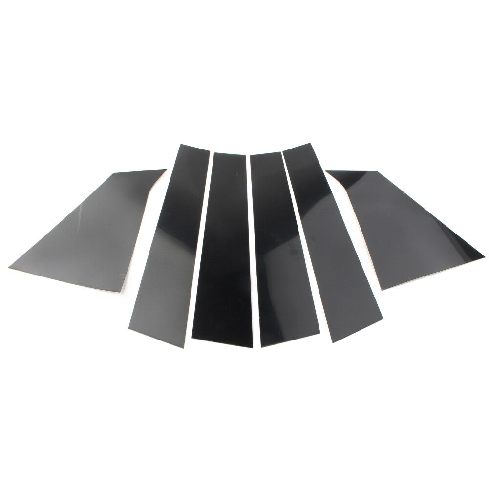 Fit for Chevrolet Malibu 2016-2023 2017 L+R Door Trim Pillar Posts Black Piano Cover