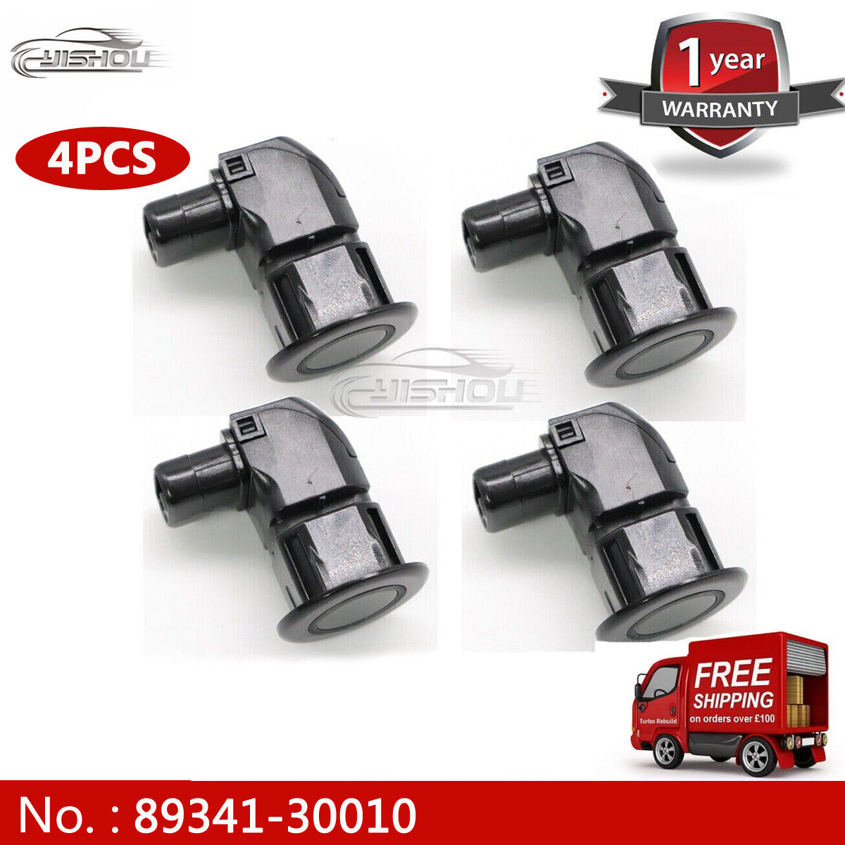 new 4-piece 8934130010 bumper parking sensor PDC for Lexus IS250 IS350 GS350 GS450h