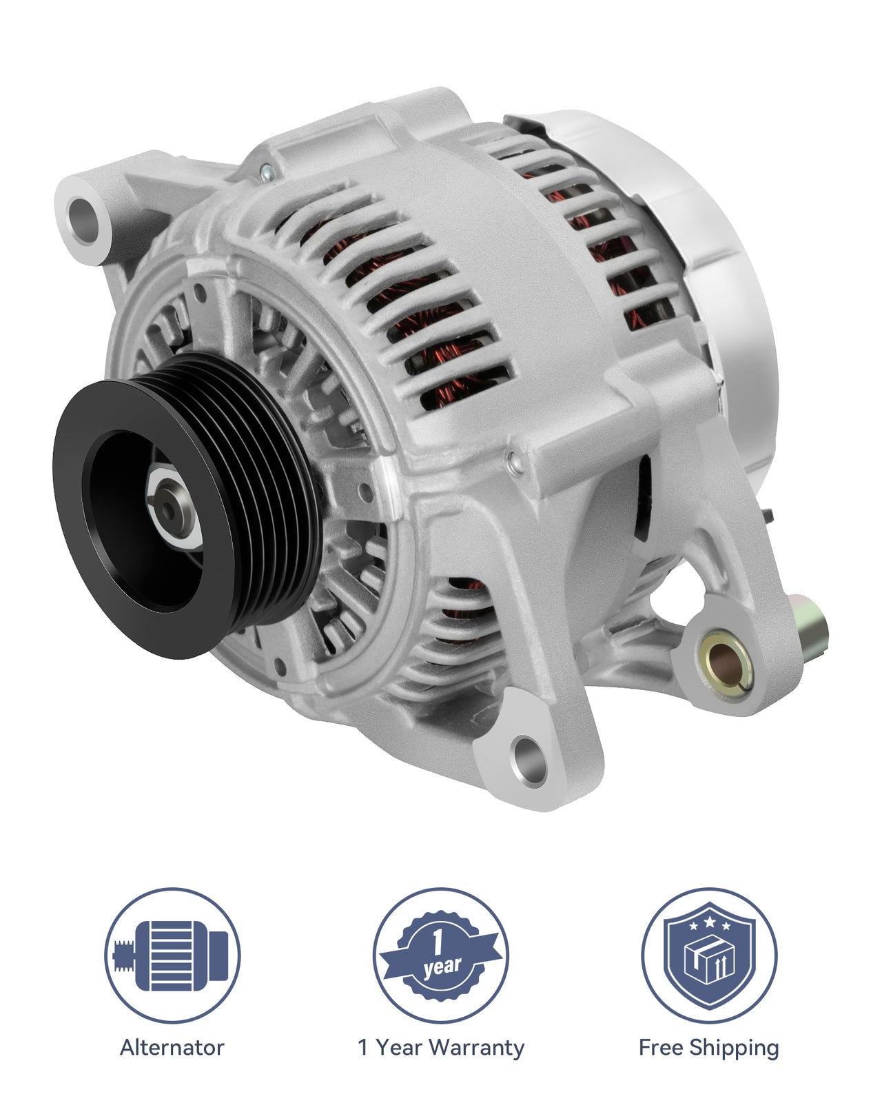 Fit for 1998-2000 for Chrysler Town  Country Van 3.3L New Alternator 12V 4727329