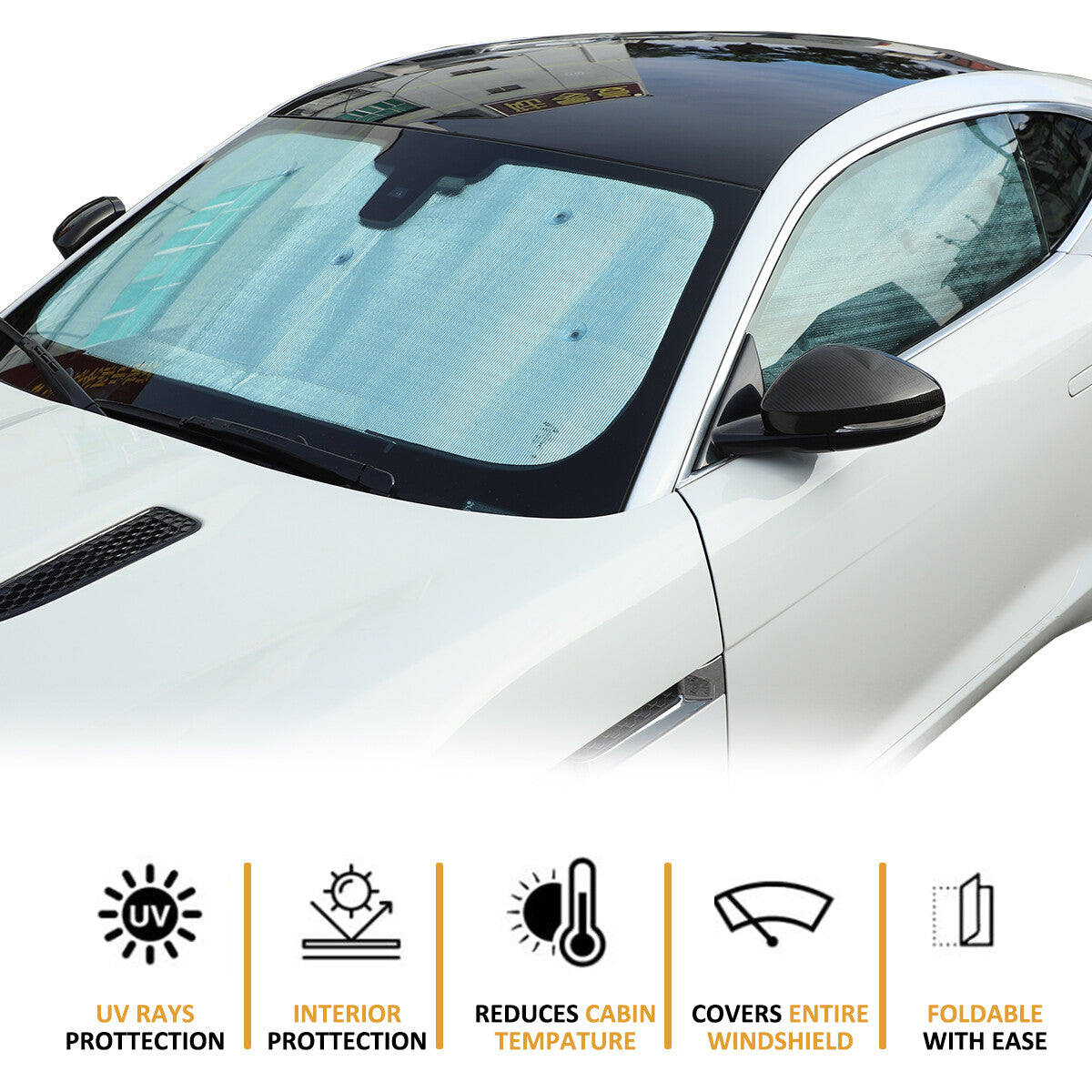 2-Pack Silver Rear Pillar Cap Trim Steel for 2006-2010 for Hummer H3 (USA)