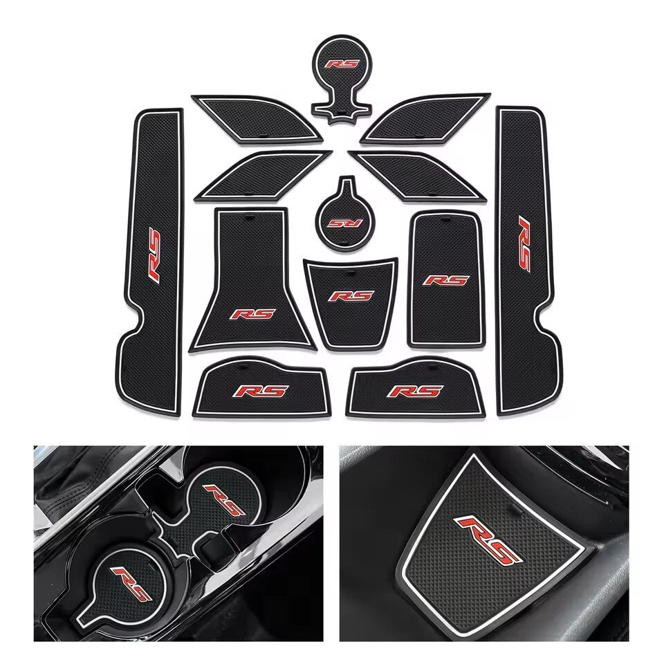 for Toyota Hilux SR5 4x4 2015-2022 REVO Anti-Slip Gate Slot Cup Mat Accessories