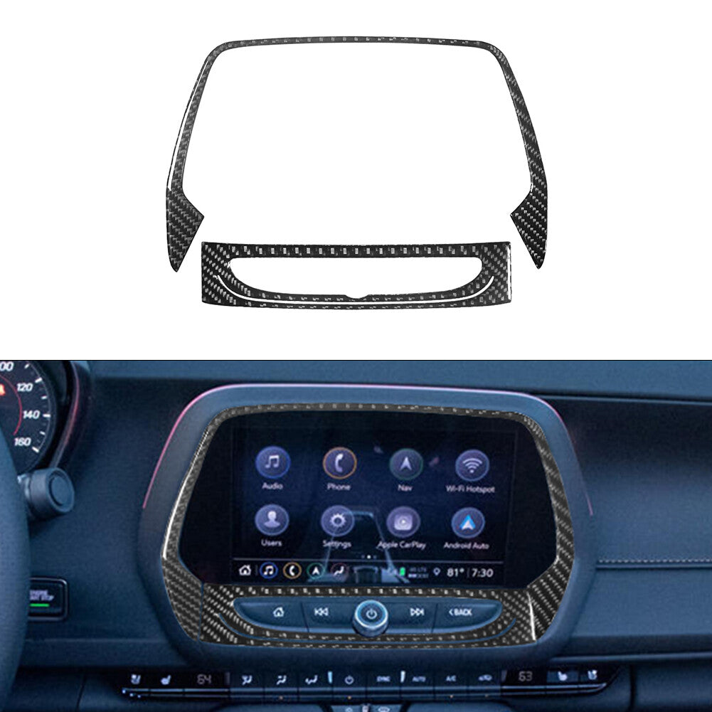 Carbon Fiber Interior Full Sets Cover Trim Kit for Chevy Camaro 2016-2018