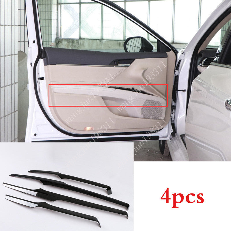 for Toyota for Camry 2018-2023 Black steel Inner Door Handle Armrest Stripe Cover 4x