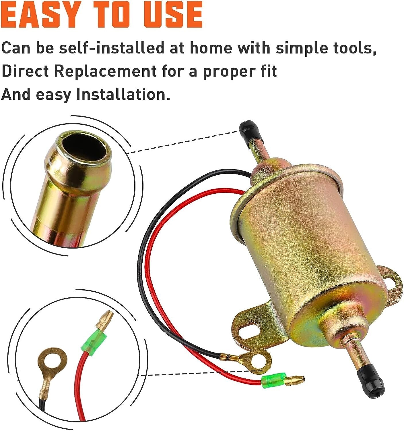 E11005 Electric Fuel Pump for Polaris Ranger 400 HO 500 4011545 4011492 4170020