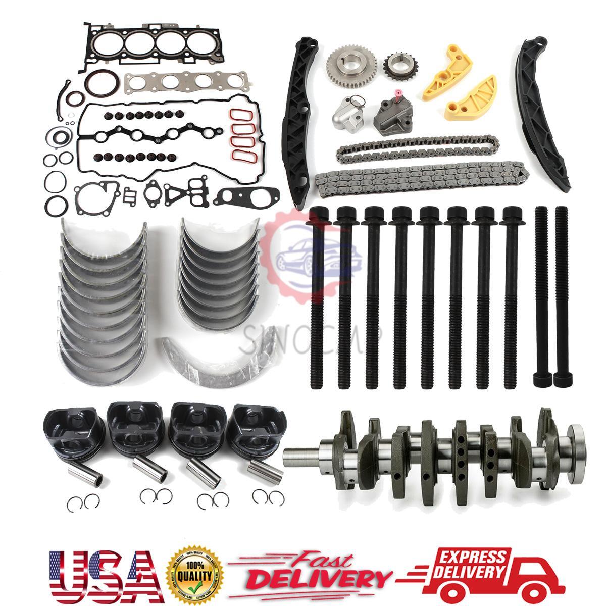 G4KJ Engine Rebuild Overhaul Kit Timing Chain Kit Oil Pump Gear for KIA Sorento