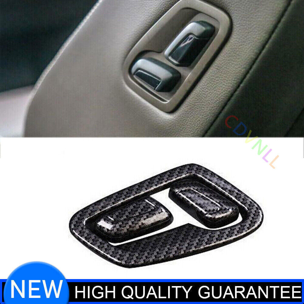 for Volkswagen Atlas 18-2023 Carbon Fiber Electric for Seat Adjustment Cover Trim 3X