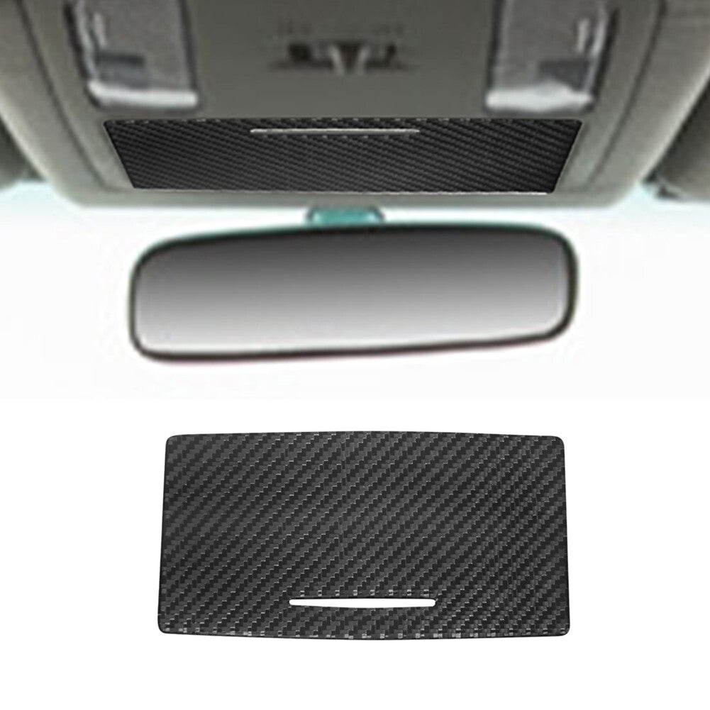 Carbon Fiber Roof Reading lights Panel Cover Trim For 2015-2021 for Toyota Hilux