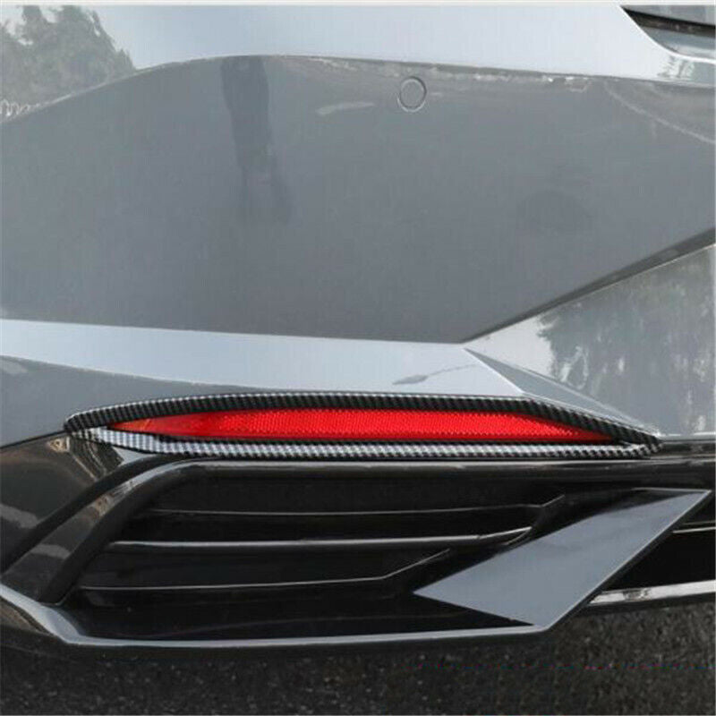 Carbon Fiber Rear bumper Fog Lamp Light Cover Trim for Hyundai for Elantra 2021-2023