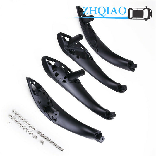 4PCS 51417279311 Black Inner Trim Door Pull Handle Fit for BMW F30 F80 F31 M3