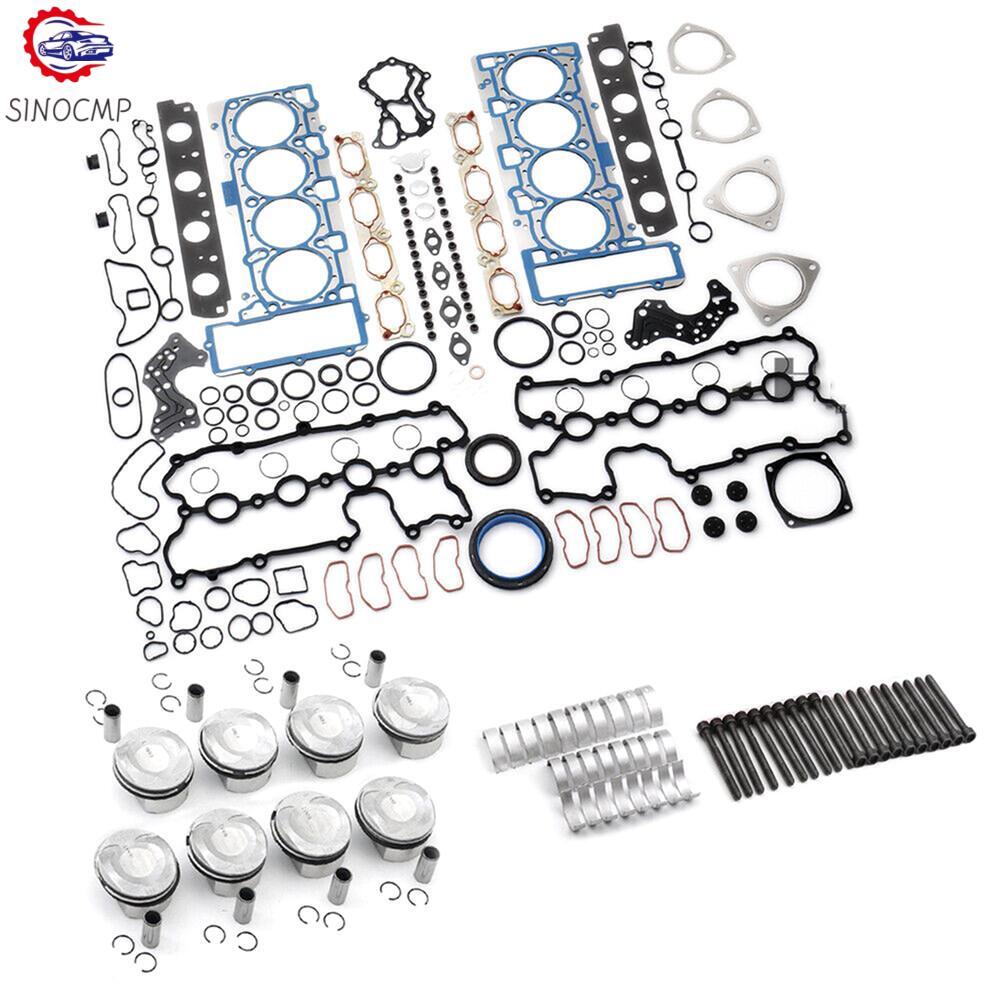 Engine Full Pistons Gasket Bearings Rebuild Kit Fit For 4.2L for VW for Audi A6 Q7 for A8 S5
