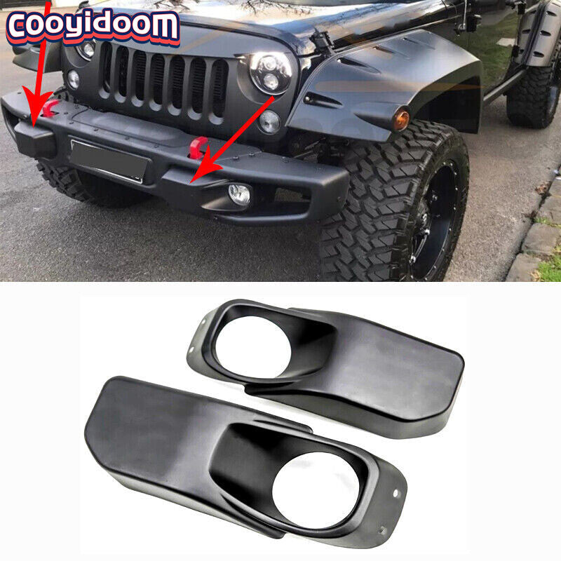 Suitable for Jeep for Wrangler JK 07-17 fog light cover anti-collision fog light cover