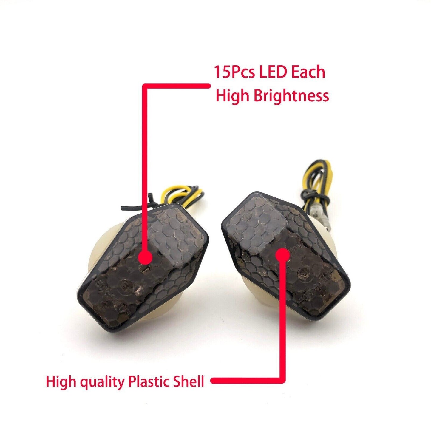 LED Flush Mount Turn Signal Light Indicator Fit for GSXR750/600/1000 2001-2004