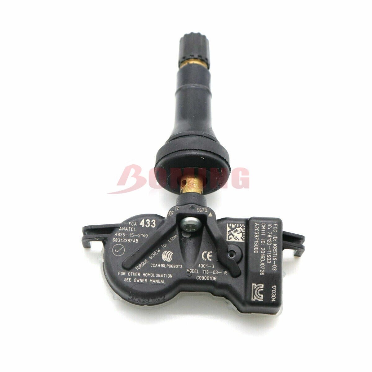4x 68313387AB Tire Pressure Monitor Sensor TPMS for DODGE for JEEP 433Mhz 68105280AF