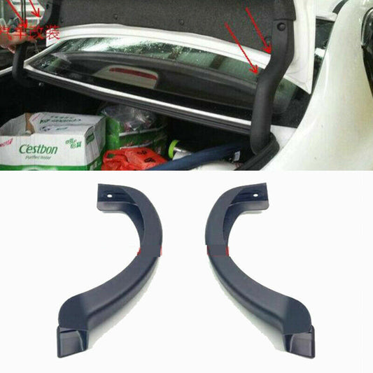 Rear Back Trunk Arm Hinge Cover Garnish for Honda for Civic Sedan 2016-2020 Black