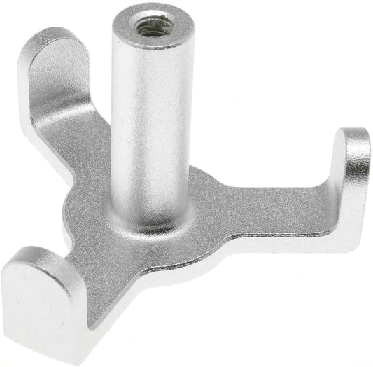 Silver Trunk grocery bag hooks for 2018-2021 for Tesla Model 3, new anodized aluminum.
