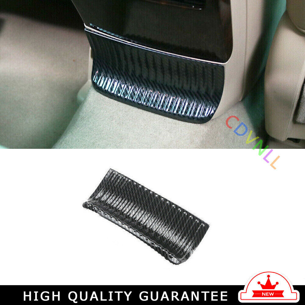 Rear Air Outlet Anti-Kick Panel Trim for Honda Accord 08-2013 Steel Carbon Fiber