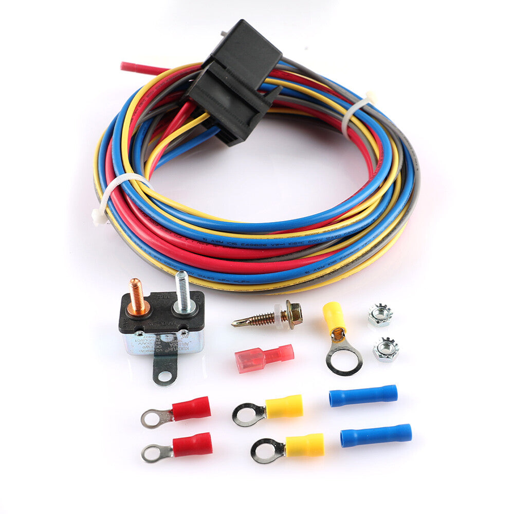 Electric Fuel Pump Relay Kit Fuel Pump Wire Harness Kit For 12V System Universal