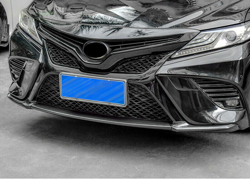 3p for Toyota for Camry SE XSE 2018-20 Carbon fiber Front Bumper Moulding Cover Trim