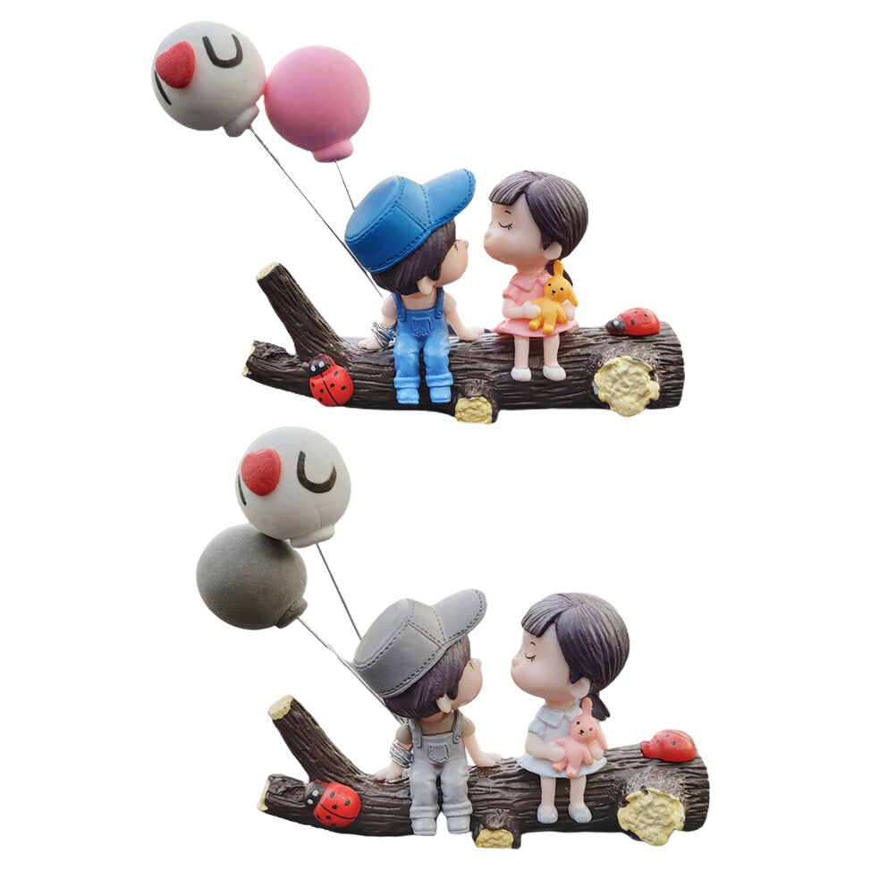 Cute Dashboard Ornament Lovely Couple Kissing Boy Girl Ornament Interior