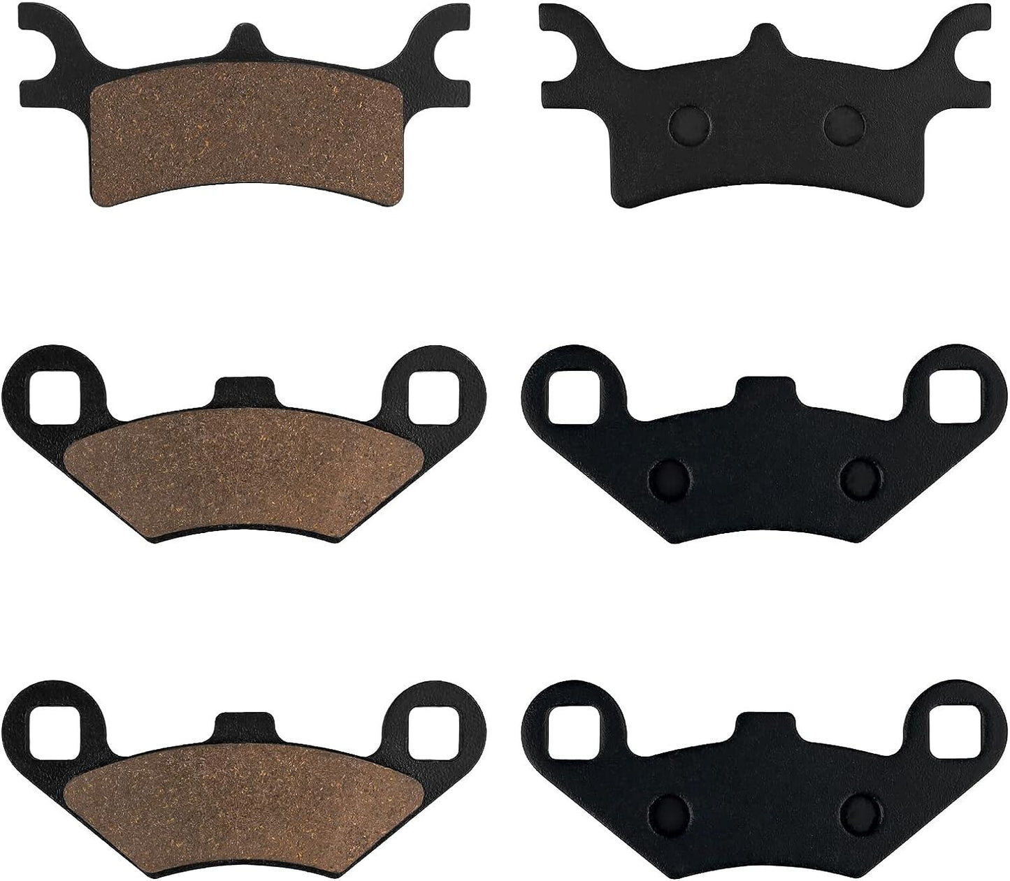 Front and Rear Brake Pad for Polaris Magnum 325 330 400 Scrambler 500 Twin 700
