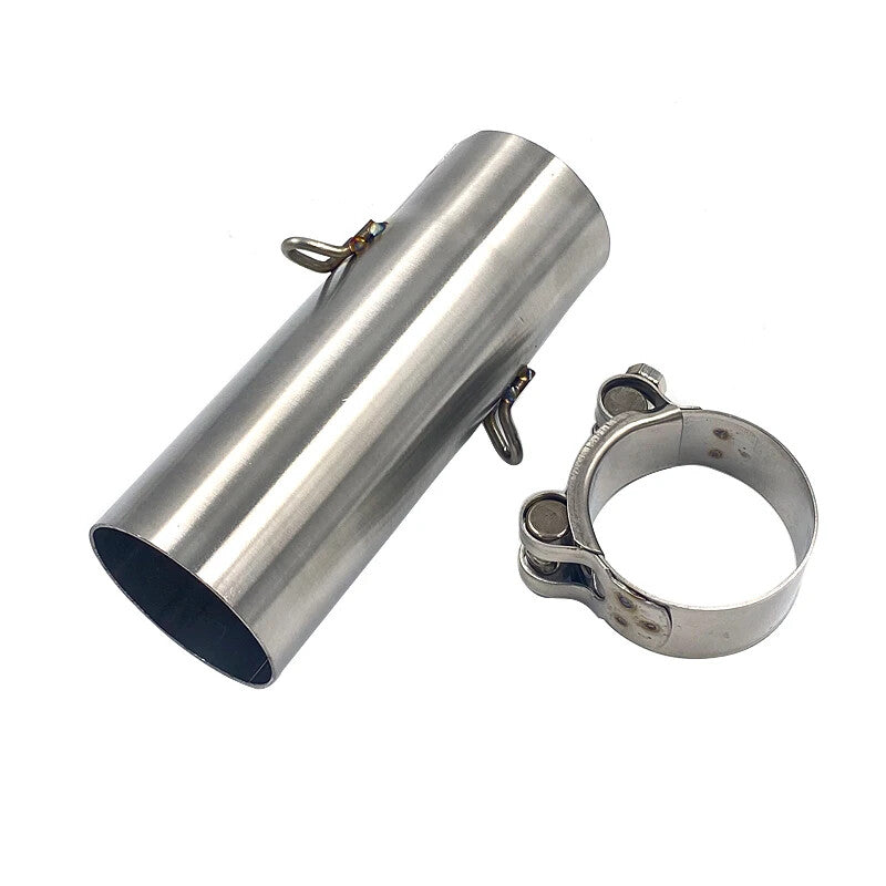 for Yamaha YZF-R6 2006-2016 304 Stainless Steel Racing Mid Pipe Exhaust Upgrade Kit