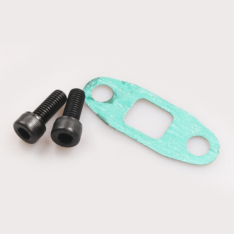 Turbo Oil Drain Outlet Flange Gasket Adapter Kit 10AN Fitting for T3 T4 T60 T70