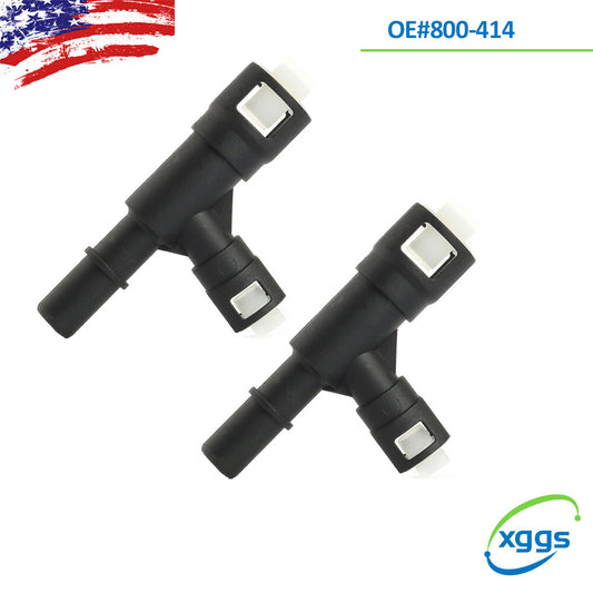 1 Pair Heater Hose Connectors Fit for Cadillac for Chevrolet Tahoe for Cadillac for Escalade