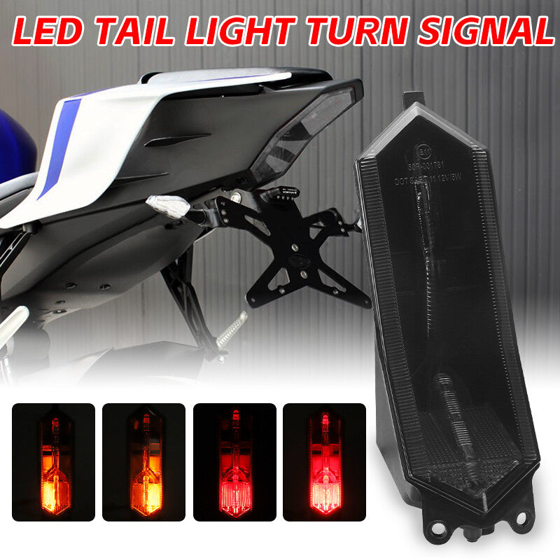 Integrated LED Tail Light Brake Turn Signals For 2015-2023 for YAMAHA YZF R1 R6 R7