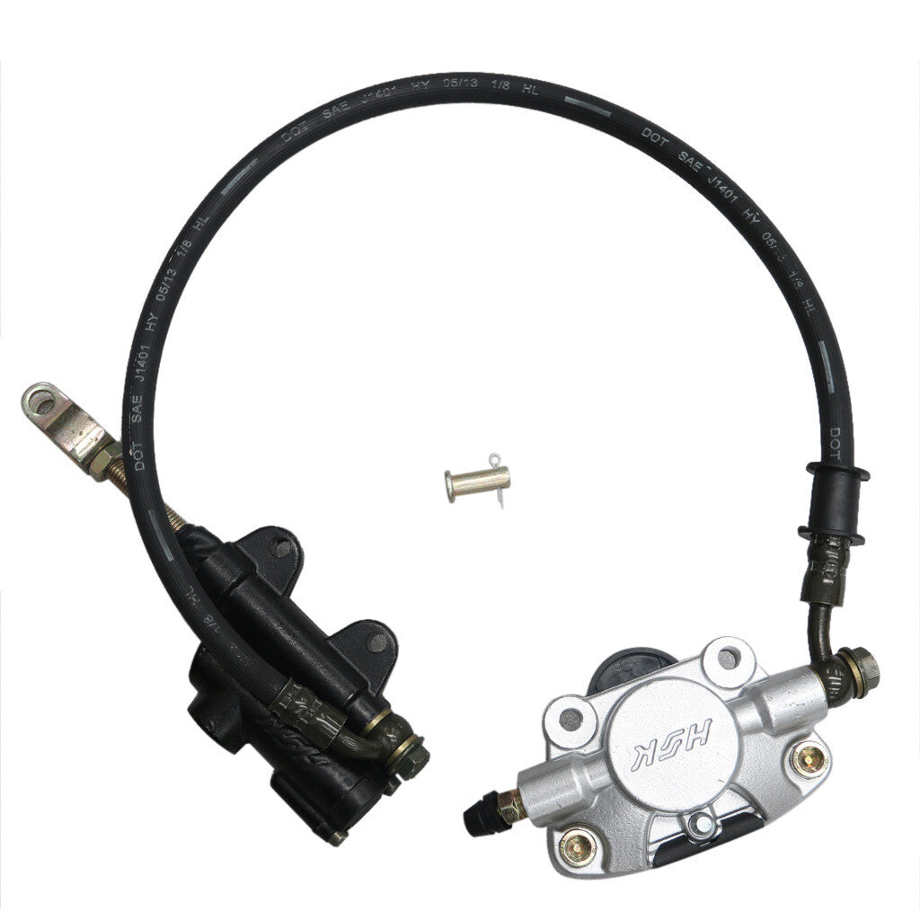 Rear Hydraulic Brake Caliper Master Cylinder for ATV Quad Bike Go Kart for Golf Cart