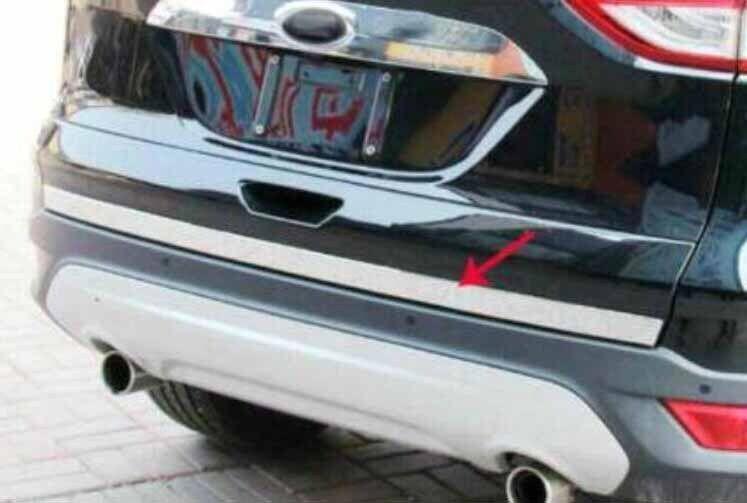for Ford Escape Kuga 13-2019 Chrome Steel Rear Tailgate Trunk Lid Cover Trim 1X