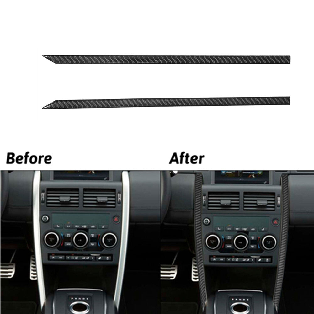 Carbon Fiber Radio Side Cover Bar for Land Rover Discovery Sport 2015-2019