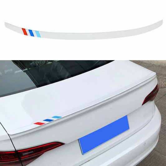 19-23 Rear Boot Spoiler Wing Flap for Volkswagen for Jetta Mk7 ABS White 1PCS