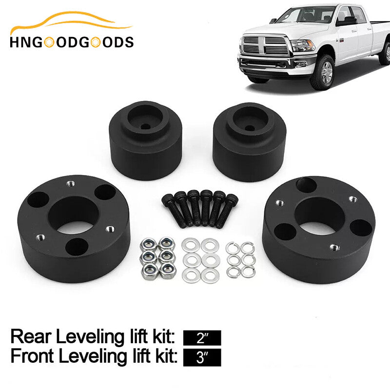3-inch front + 2-inch rear full lift and leveling kit for Dodge for Ram 1500 4WD 2009 - 2025