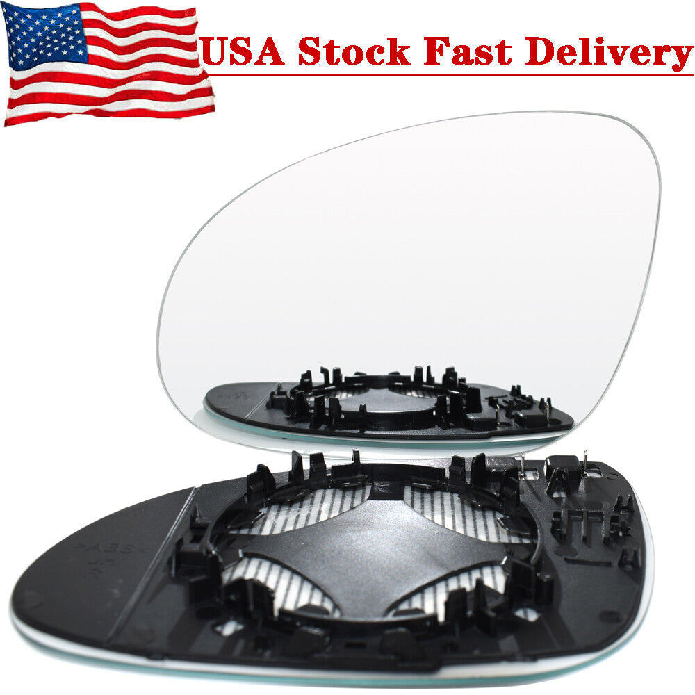 The passenger-side mirror glass is suitable for Volkswagen for Passat , for Golf , for Jetta MK5, and EOS R32 models from 2005 to 2009.