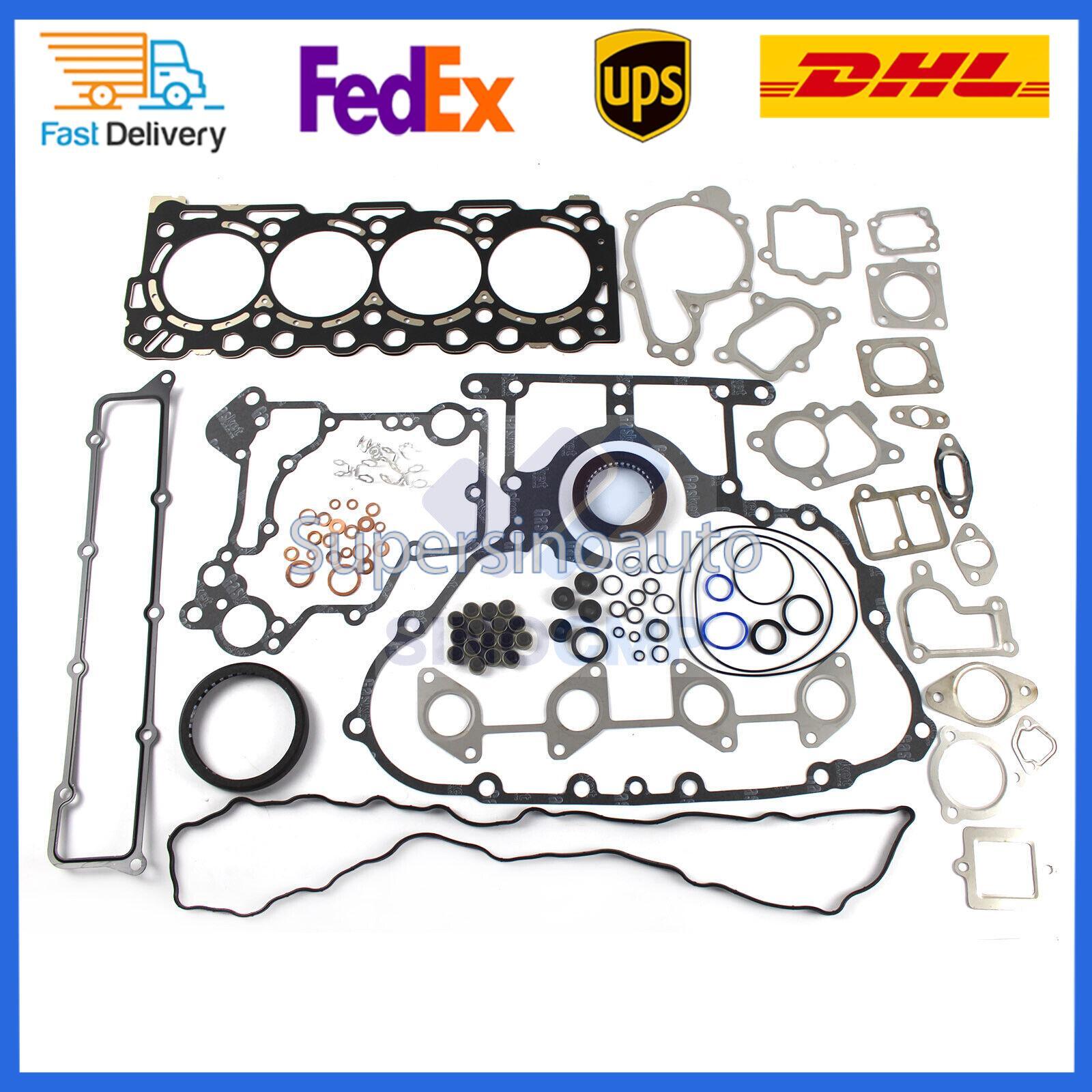 V3307(T) Engine Overhaul Gasket Kit for Kubota M6040 M6060 Excavator Bobcat EFI