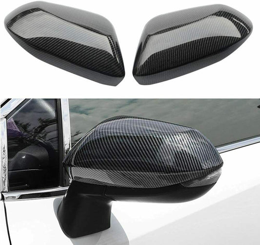 for Toyota for Corolla 2019-2023 Carbon Fiber Side Rearview Mirror Cover Wing Trims