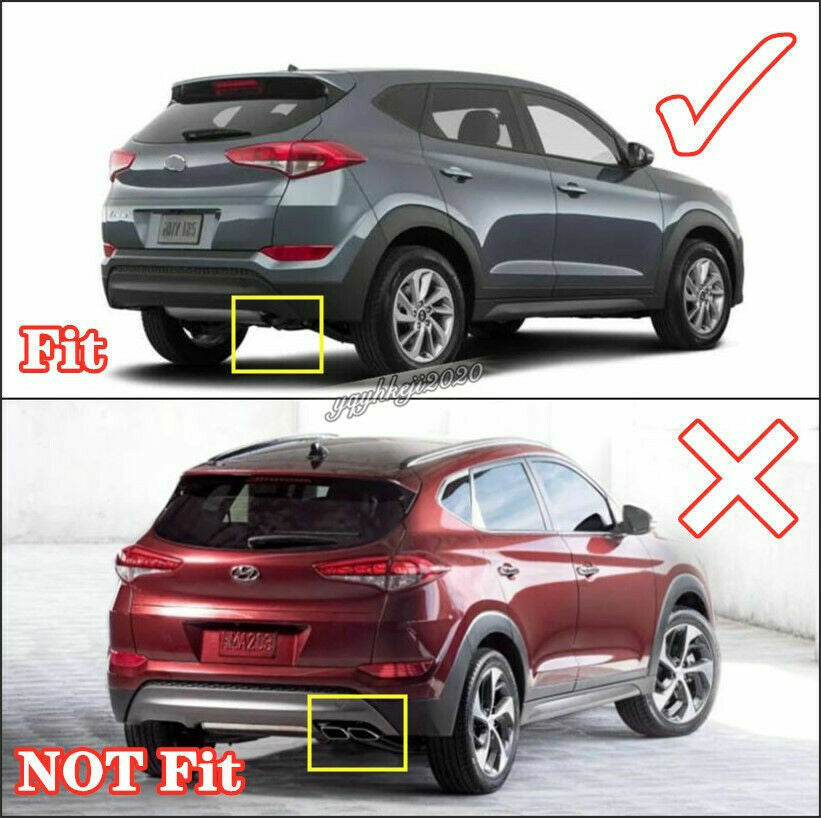 Car Stainless steel Rear Exhaust Muffler Tip End Pipe for Hyundai for TUCSON 2016-21
