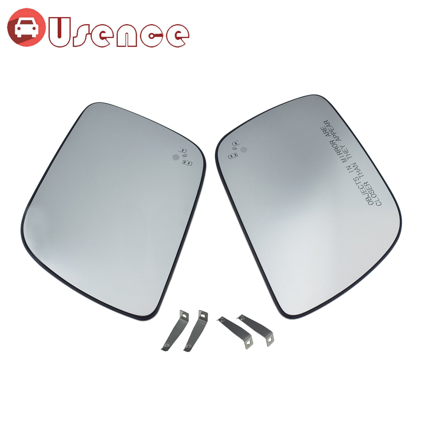 2Pcs Left Right Side Mirror Glass Blind Spot For 11-17 for Ford Explorer BB5Z17K707D