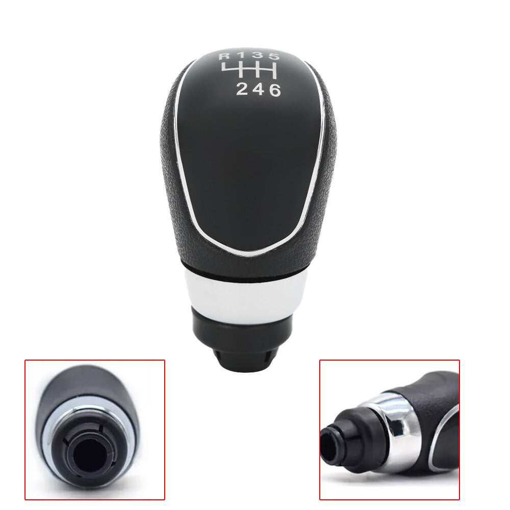 for Ford Fiesta MK7 2008 - 2013 Car Black 5 Speed+R Gear Stick Shift Lever Knob